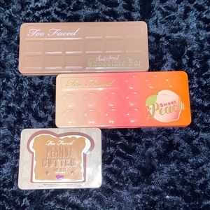 NWOT Set of 3 Too Faced Makeup Palletes